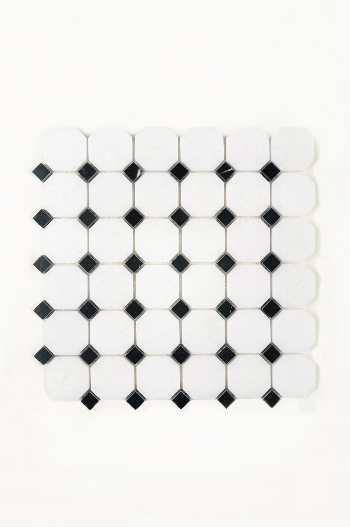 Carrara Cristallo Octagon & Dot